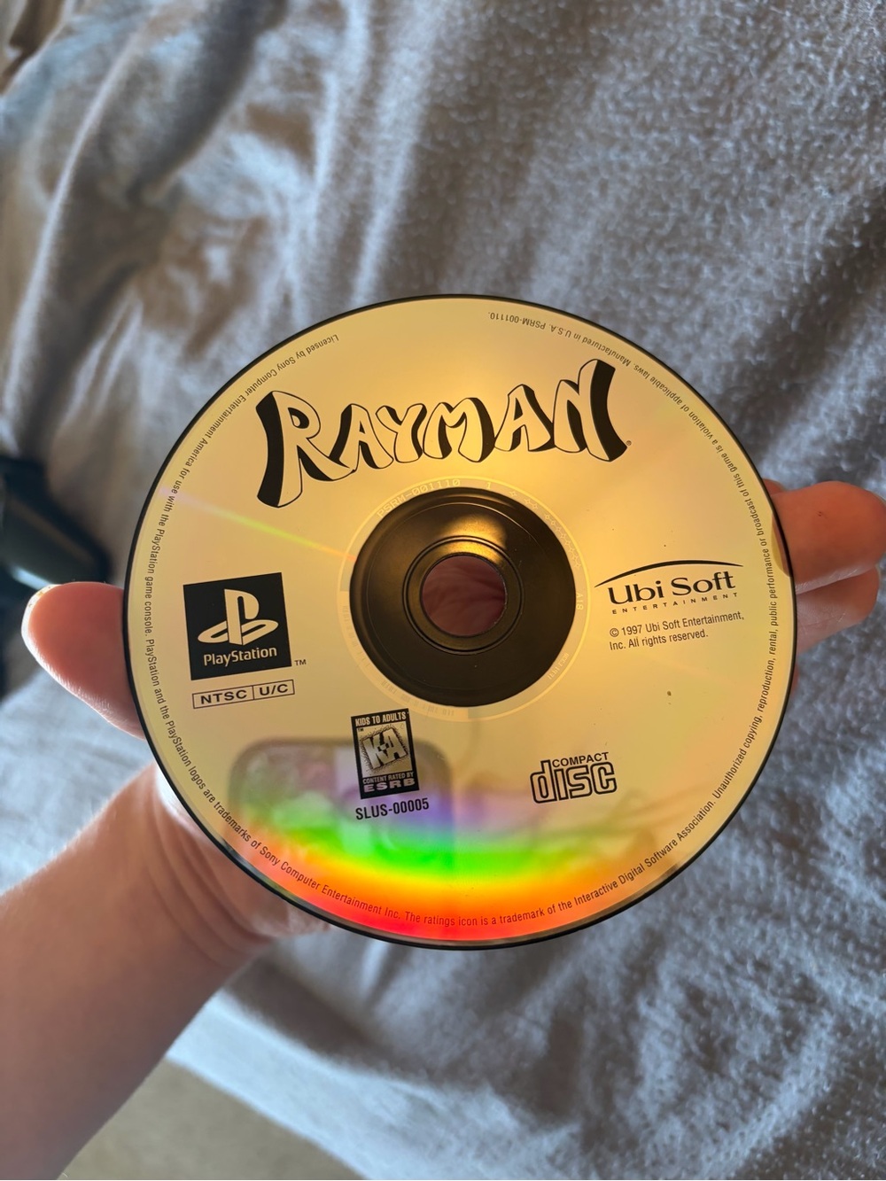 PlayStation 1 Rayman Disc No Case